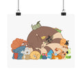 Sleeping Pokemon Print