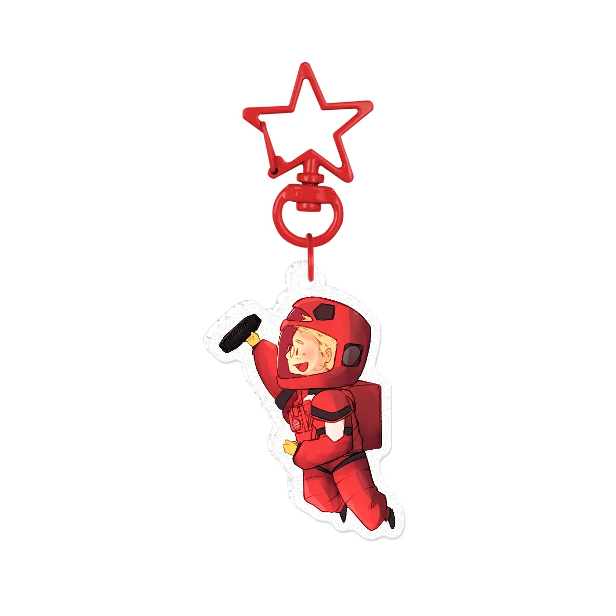 PHM Catch To Save The Stars Glitter Acrylic Keychain