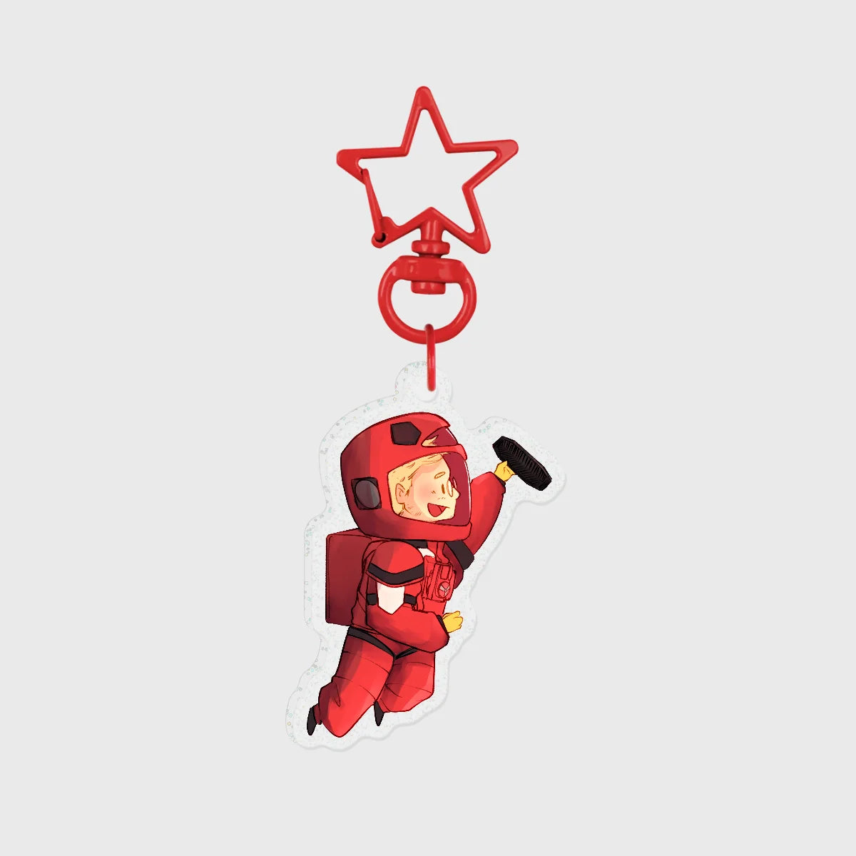 PHM Catch To Save The Stars Glitter Acrylic Keychain