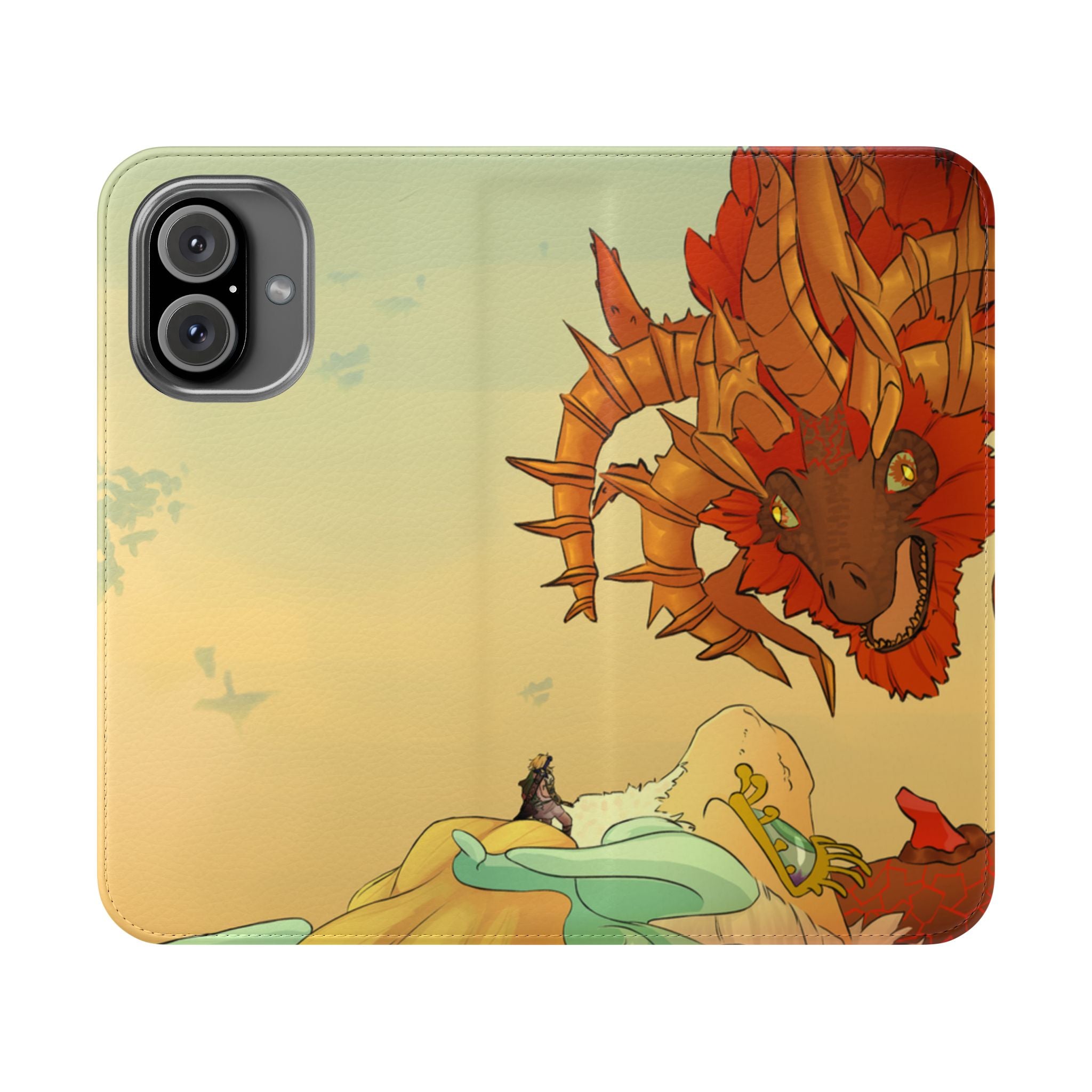 LoZTotK Dragon End Fight Flip Cases