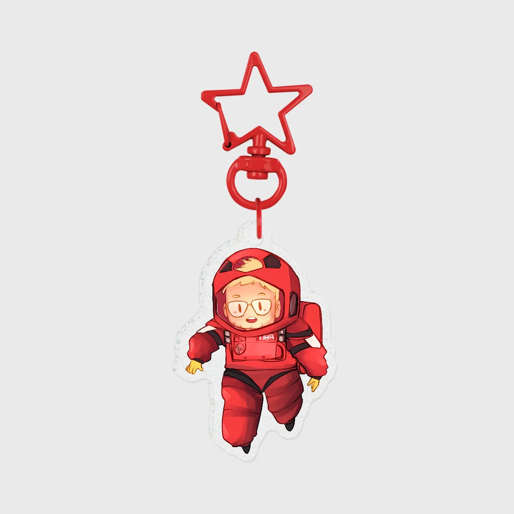 PHM Grace Space Walk Glitter Acrylic Keychain