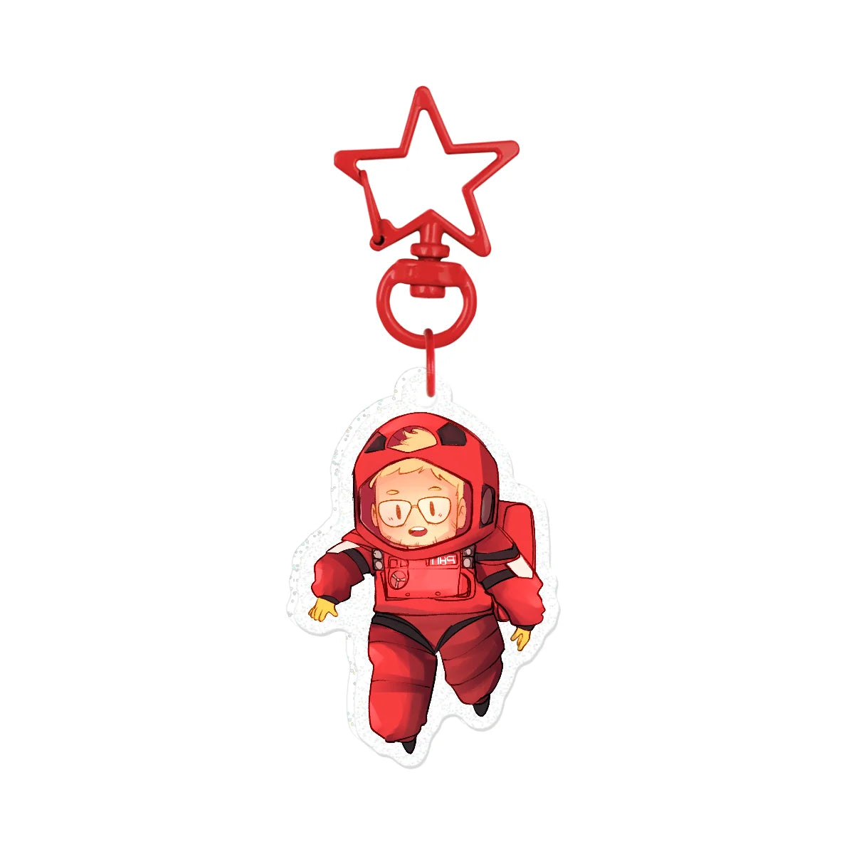 PHM Grace Space Walk Glitter Acrylic Keychain