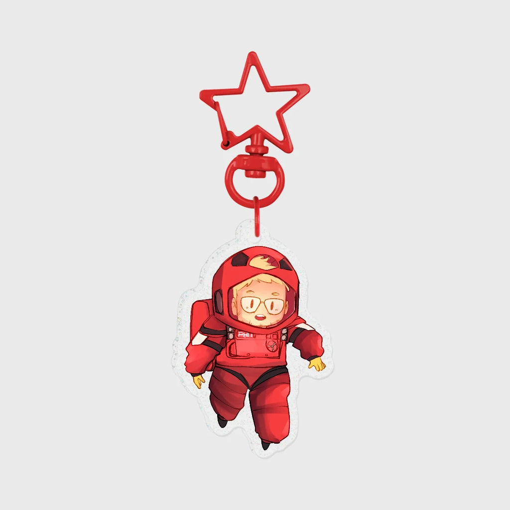PHM Grace Space Walk Glitter Acrylic Keychain