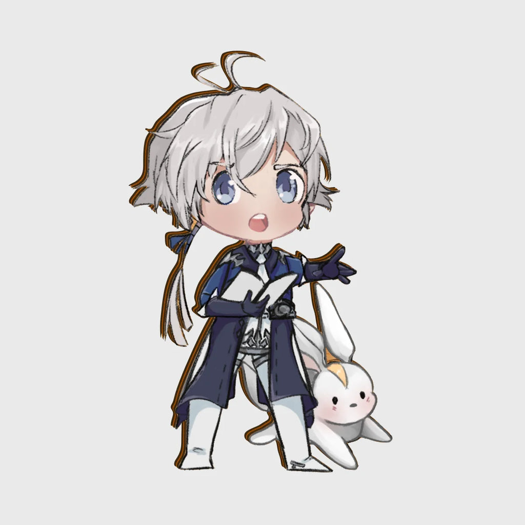 Final Fantasy XIV Alphinaud and Carbuncle