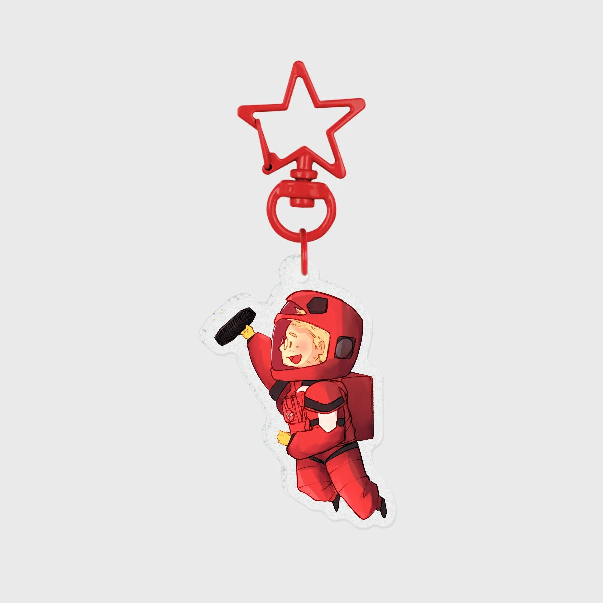 PHM Catch To Save The Stars Glitter Acrylic Keychain