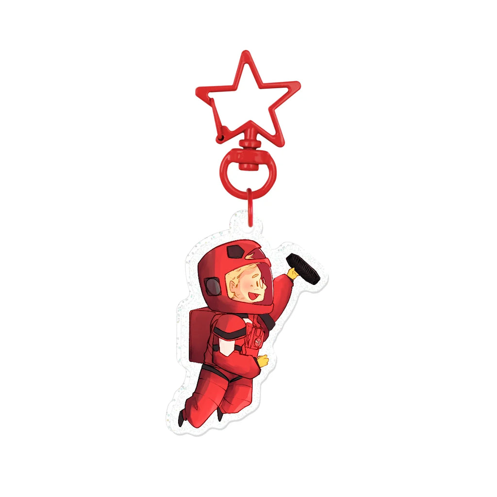 PHM Catch To Save The Stars Glitter Acrylic Keychain