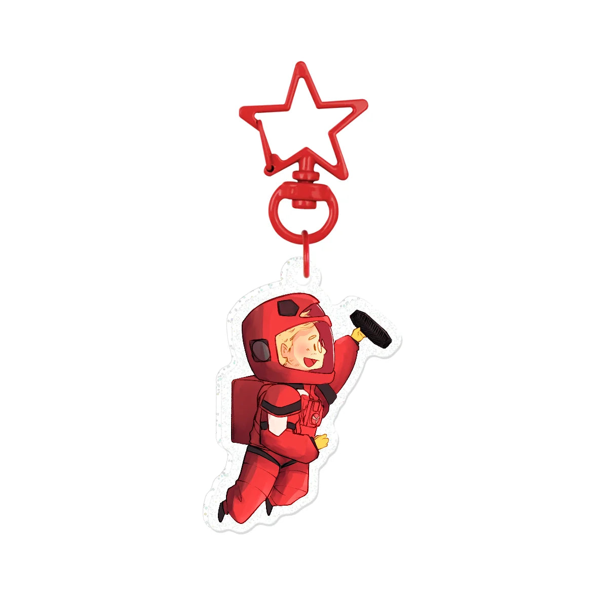 PHM Catch To Save The Stars Glitter Acrylic Keychain