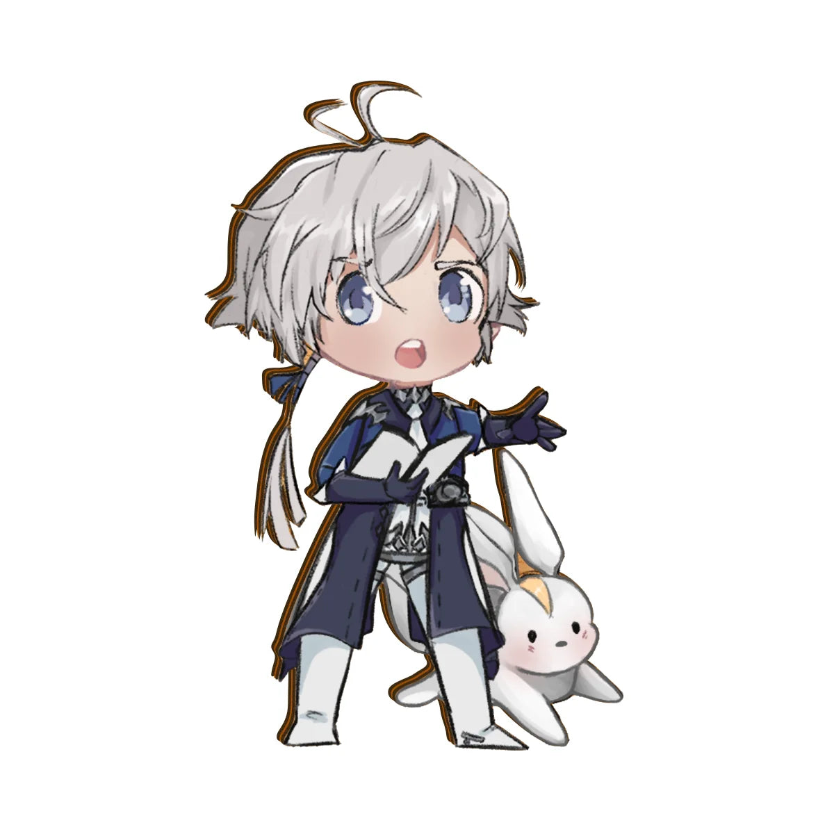 Final Fantasy XIV Alphinaud and Carbuncle